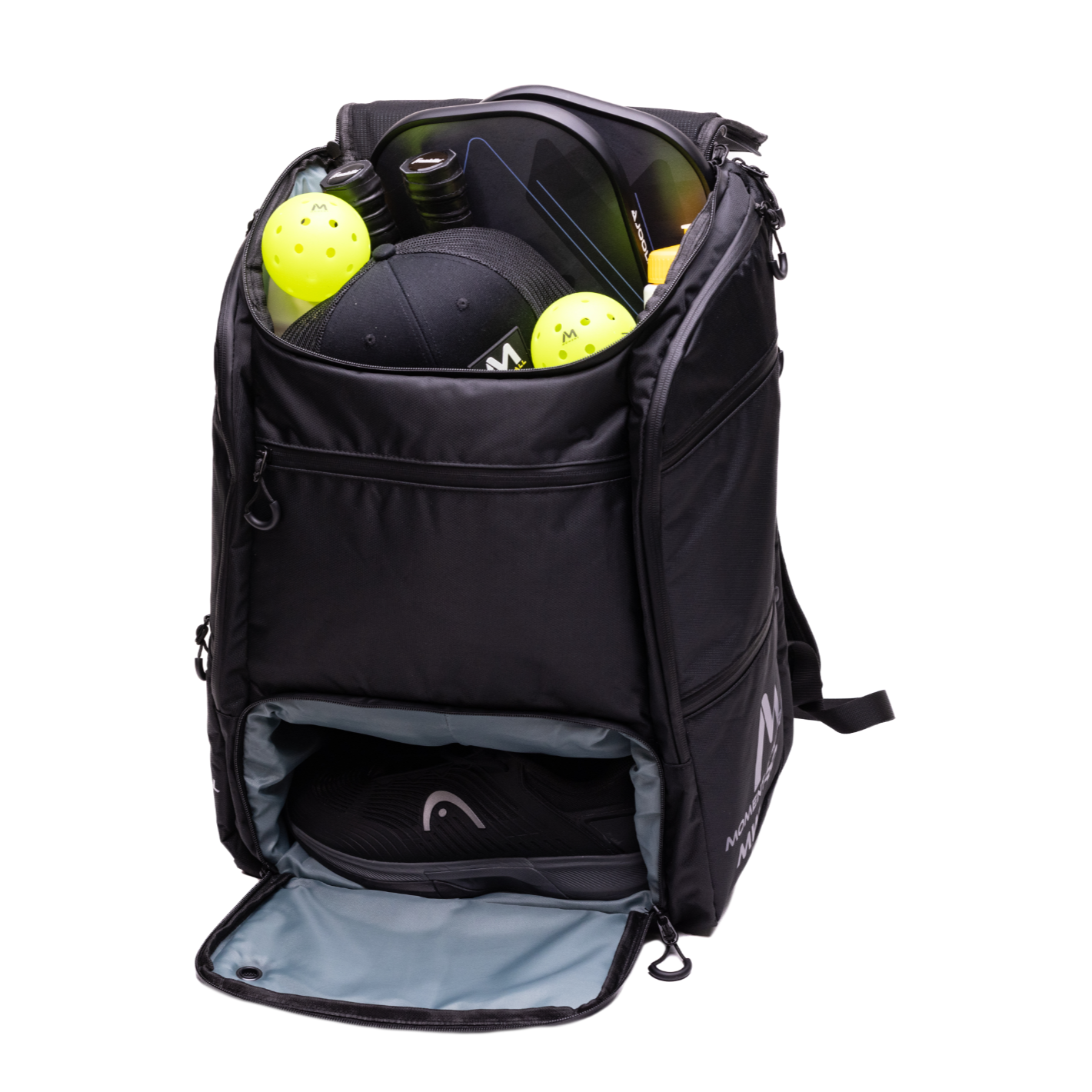 MW-PRO Tasche / Reisetasche Schwarz/Silber